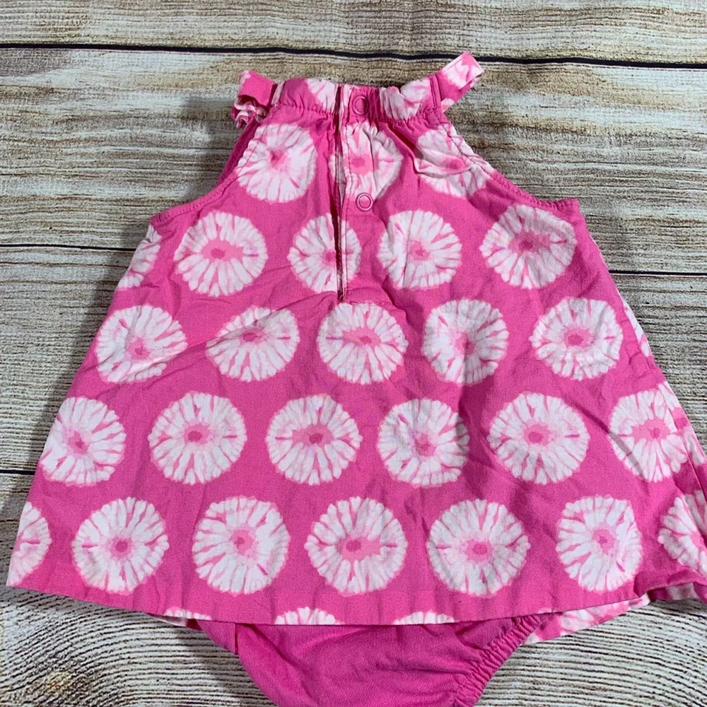 6 month‎ tie dye dress pink w bloomers